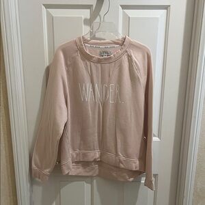 Rae Dunn Pink Wander Sweatshirt